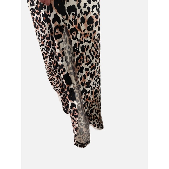 Cheetah print women’s oversized flowy maxi dress with pockets NWT Gracerelle 2XL - Picture 3 of 7